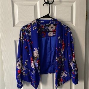 Torrid Blue Floral Kimono